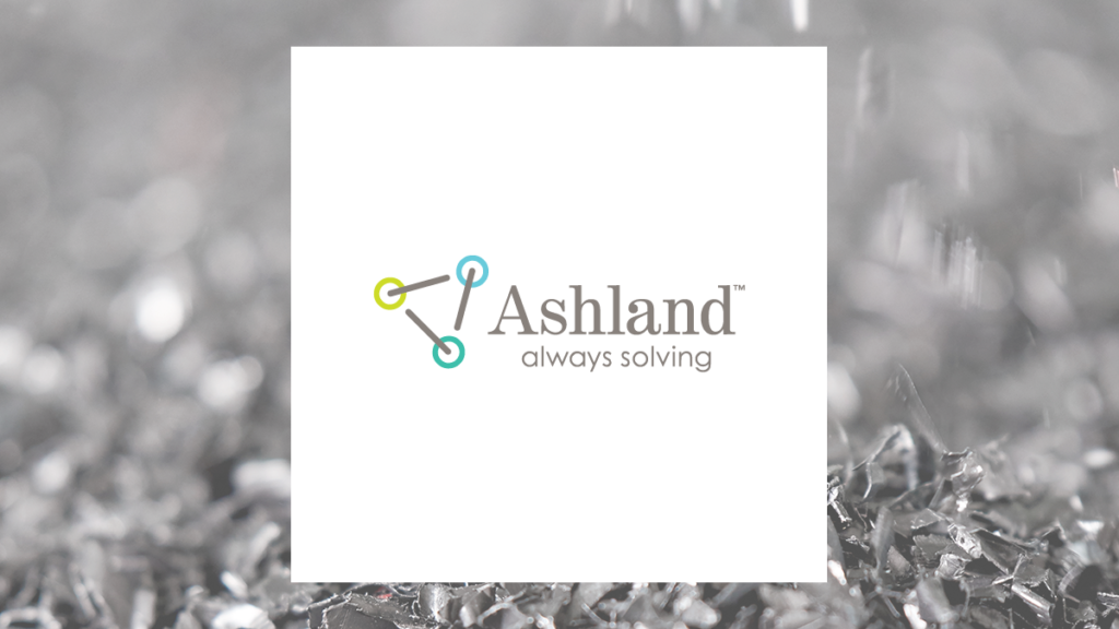 Ashland logo with Basic Materials background