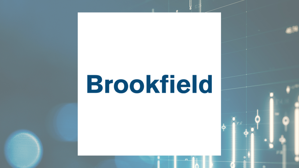 Brookfield logo with Finance background