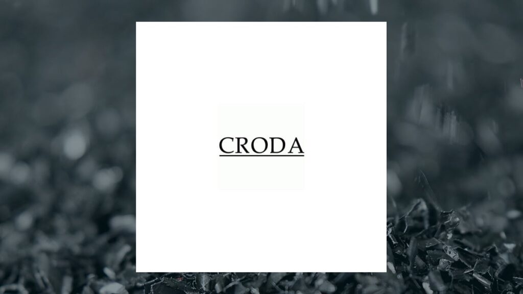 Croda International logo with Basic Materials background