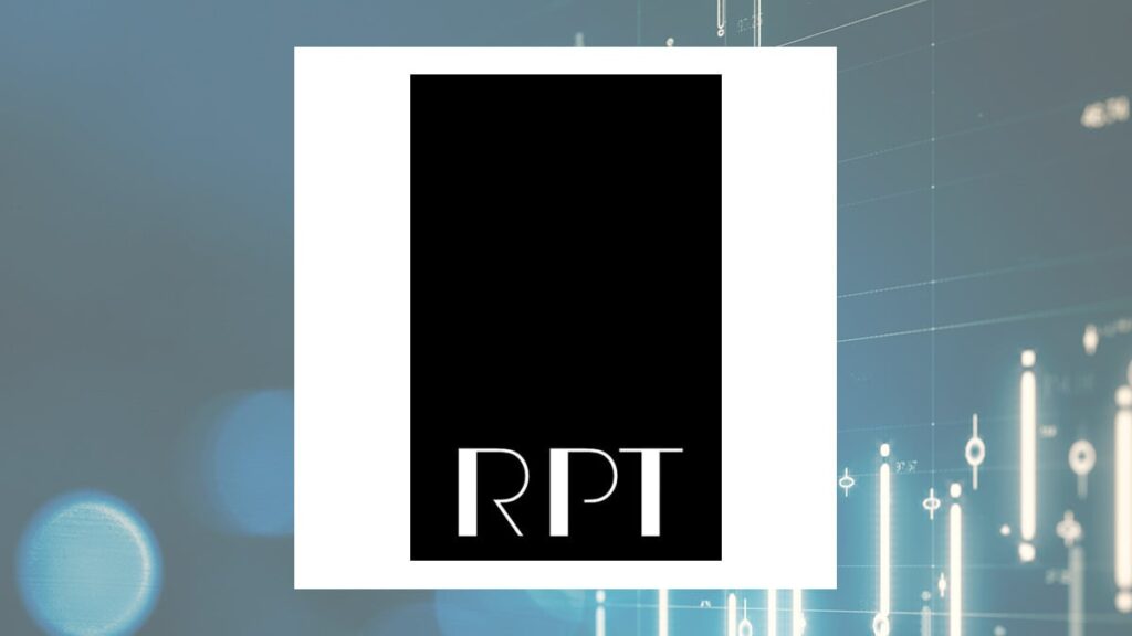 RPT Realty logo with Finance background