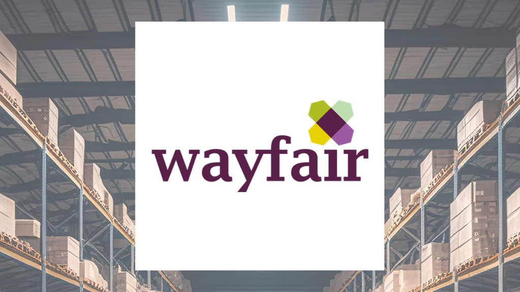 Wayfair logo with Retail/Wholesale background