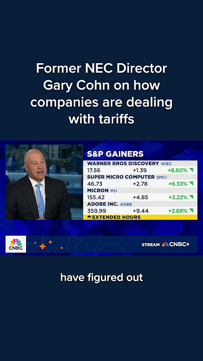 Former NEC Director Gary Cohn on how companies are dealing with tariffs