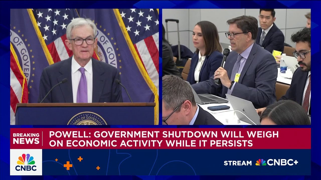 AI data center spending isn't especially interest rate sensitive, says Fed Chair Powell