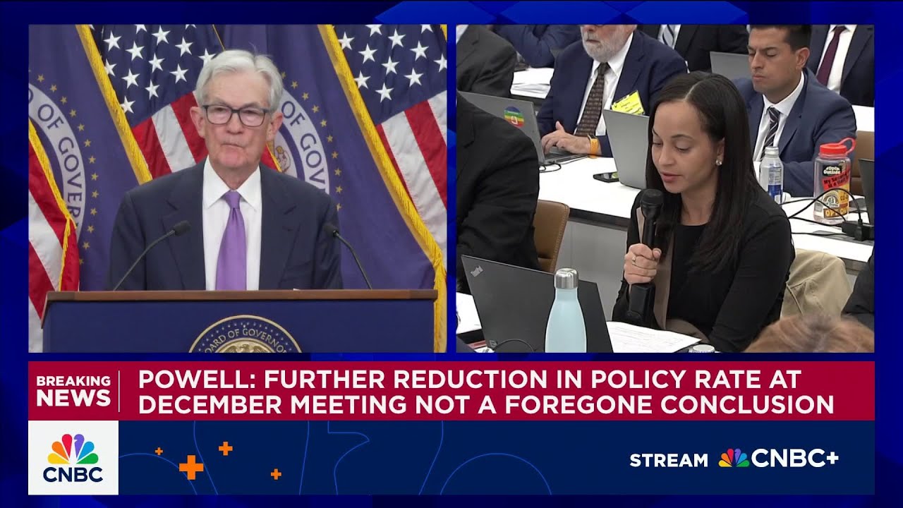 Goods prices increasing due to tariffs, housing services inflation lowering, says Fed Chair Powell