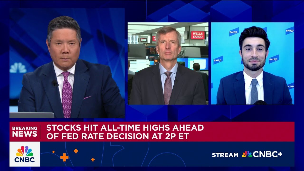 Market anticipation of 3 to 4 rate cuts in 2026 may be too optimistic, says Baird's Mayfield