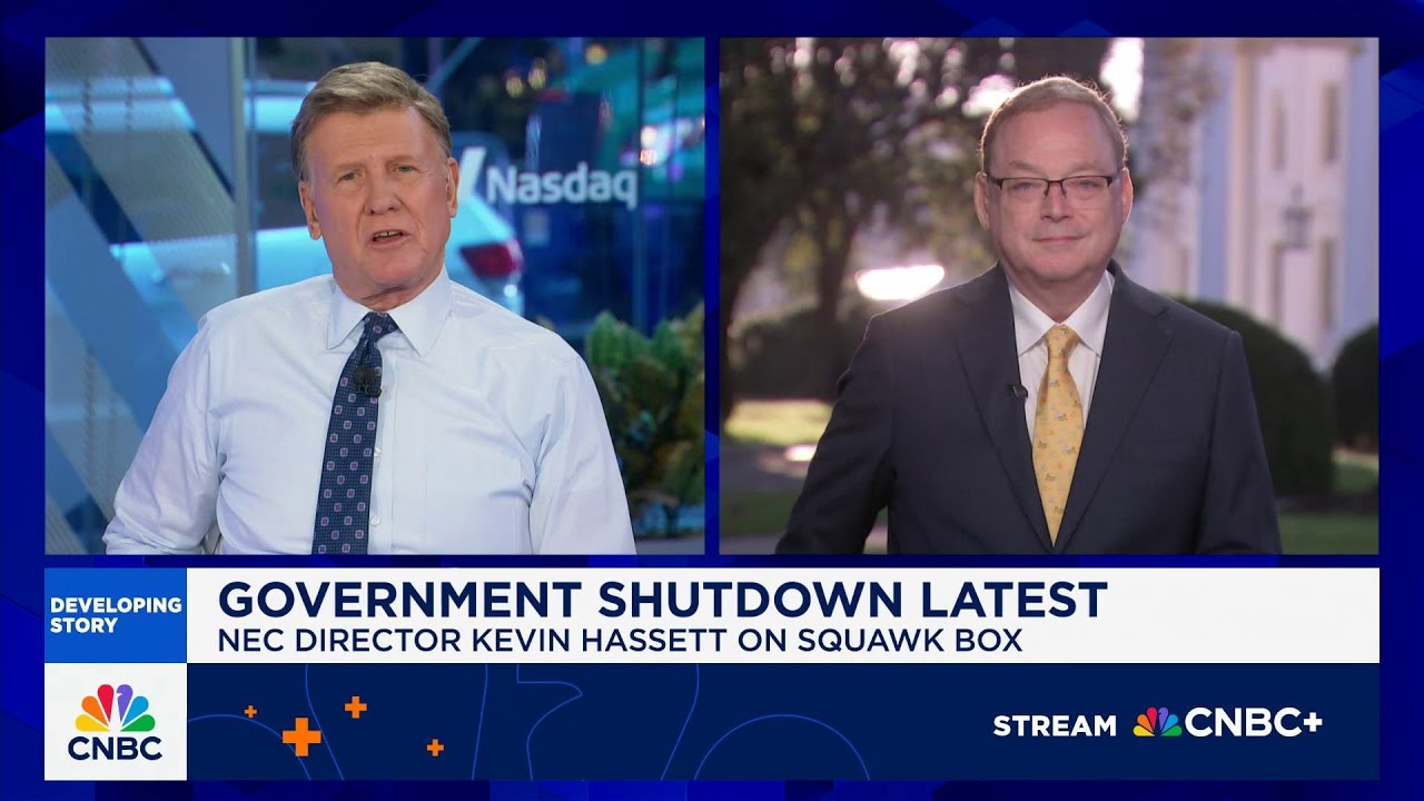 Watch CNBC's full interview with White House National Economic Council Director Kevin Hassett